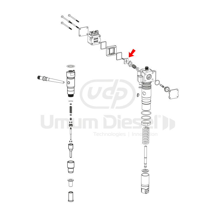 Bosch Unit Pump Plate 102