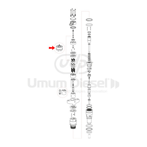 Cat HEUI C7 Injector Poppet Valve