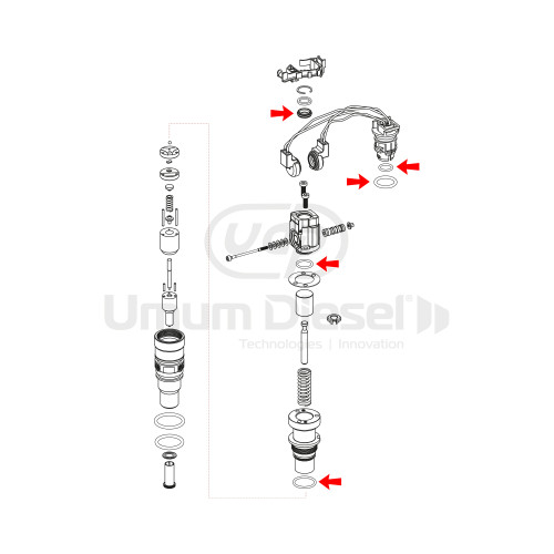 Navistar Ford Powerstroke 6.0 / 4.5 O-ring Tamir Kiti