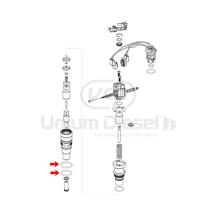 Navistar Ford Powerstroke 6.0 / 4.5 O-ring Tamir Kiti