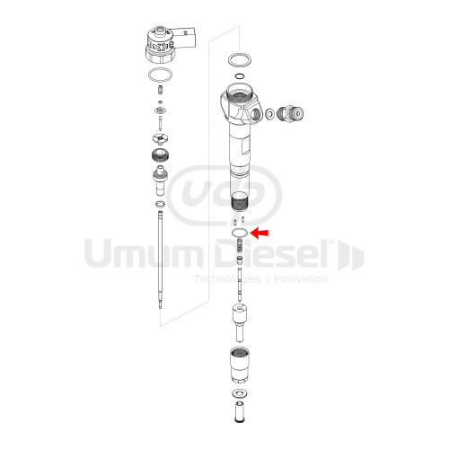 Bosch Injector Body O-ring