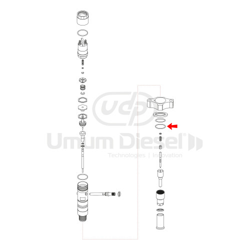 Scania Oring Tamir Takımı Bobin İçi F00RJ03115