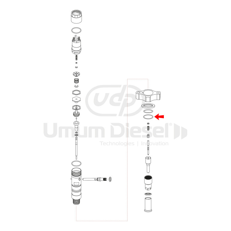 Scania Oring Tamir Takımı Bobin İçi F00RJ03115