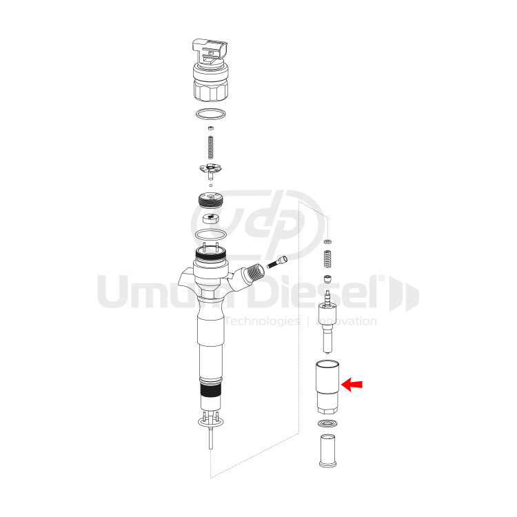 Denso 295050-0540 Toyota 2.5 / 3.0 Enjektör Tutucusu