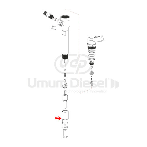 A2C8139490080 Continental VDO Injector Nozzle Nut