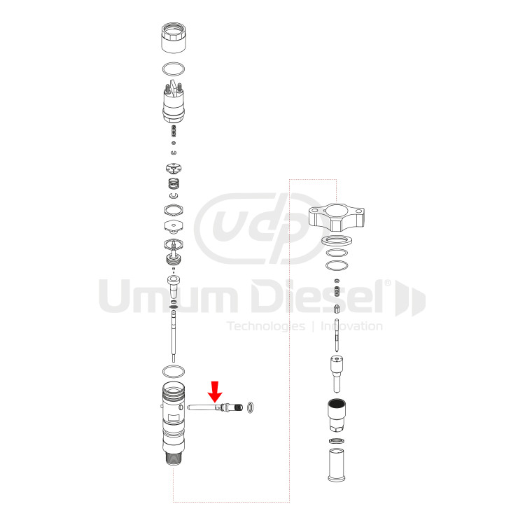 Iveco, Daf, Cummins Konnektor F 00R J00 414