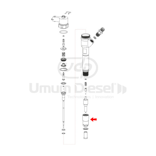 Mercedes Sprinter 0445 110 189 Enjektör Tutucusu
