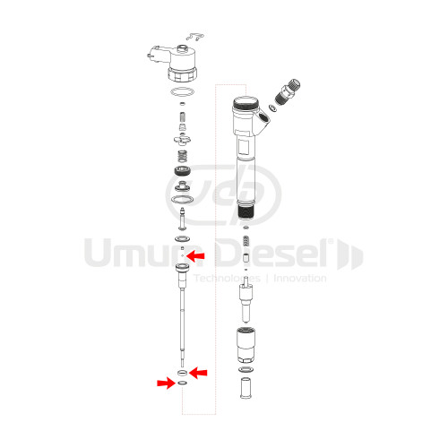 Bosch Cammon Rail Fiber Repair Kit (Ball) - F00VC99002