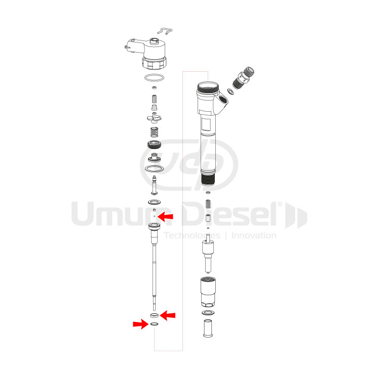 Bosch Cammon Rail Fiber Repair Kit (Ball) - F00VC99002