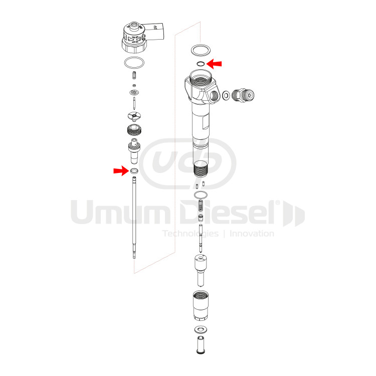 Bosch Common Rail Fiber Tamir Takımı F00VC99002