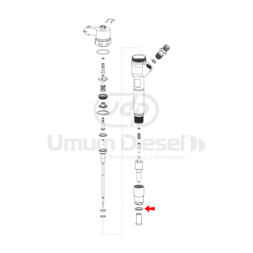 Bosch Common Rail Enjektör Pulu F00VIC17503