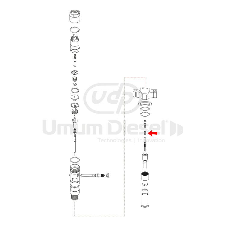 F00ZC99172 Pressure Pin