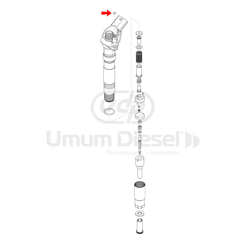 Piezo Common Rail Geri Dönüş Oring (Viton)