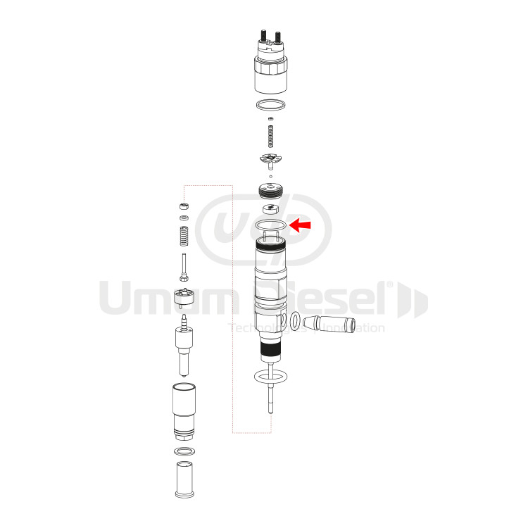 Denso Common Rail Enjektör Bobin Oring
