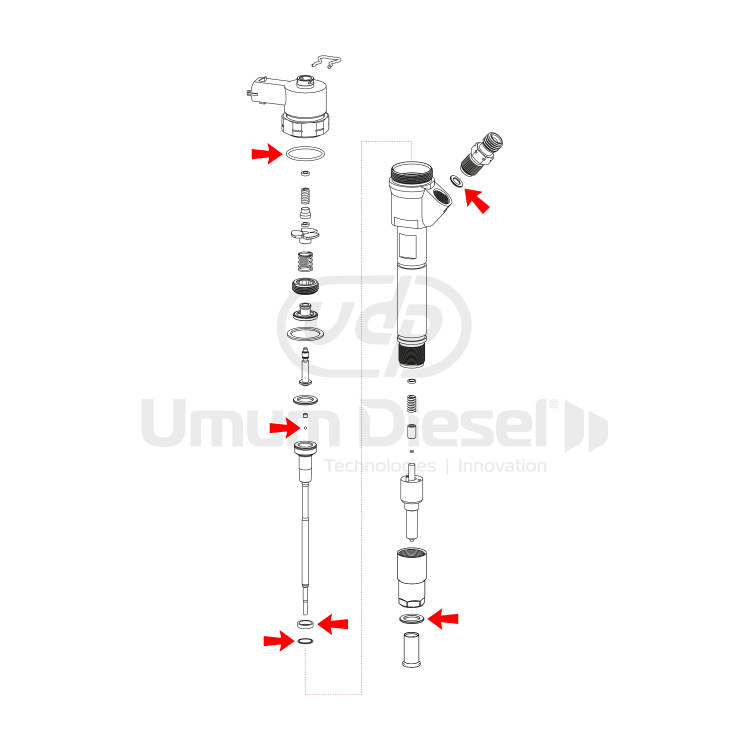 Bosch Common Rail Tamir Takımı (Tam Set)