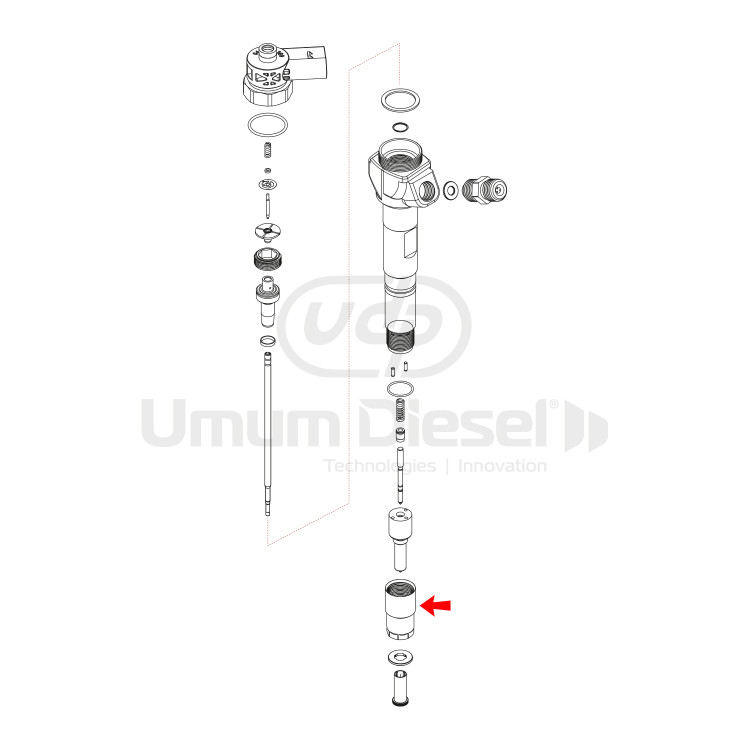 Volkswagen Crafter 0445 110 369 Enjektör Meme Tutucusu