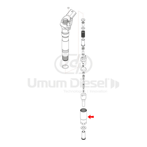 Bosch 0445 116 030 Injector Nozzle Nut