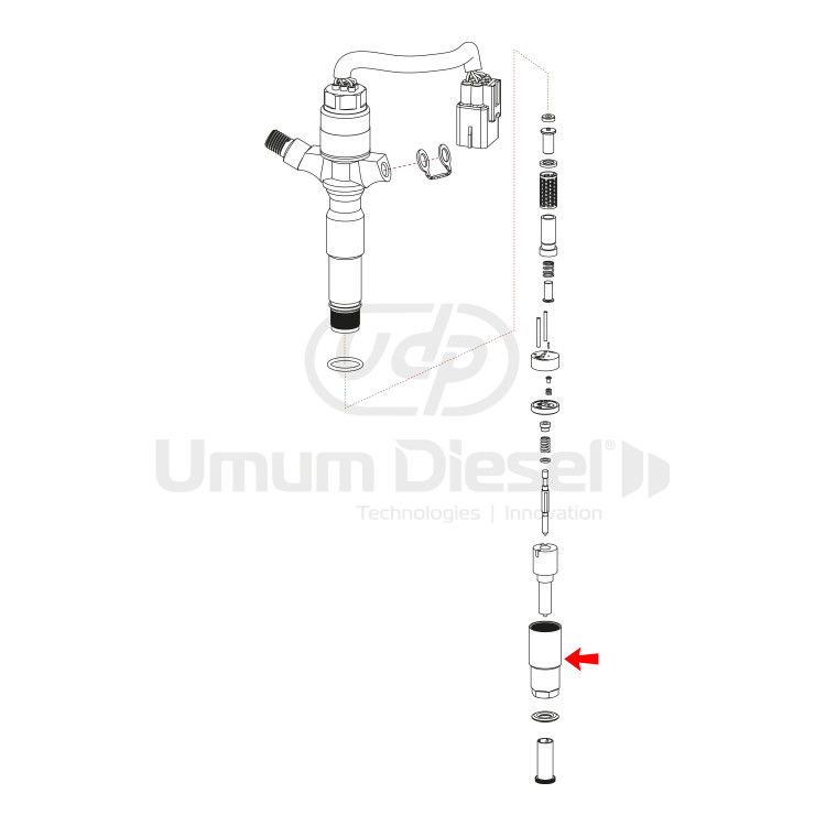 Denso 295050-0540 Toyota 2.5 / 3.0 Enjektör Tutucusu