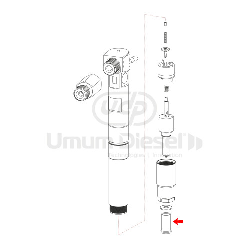 CR Bosch Enjektör Meme Uc Tapası (Sarı) (7mm)