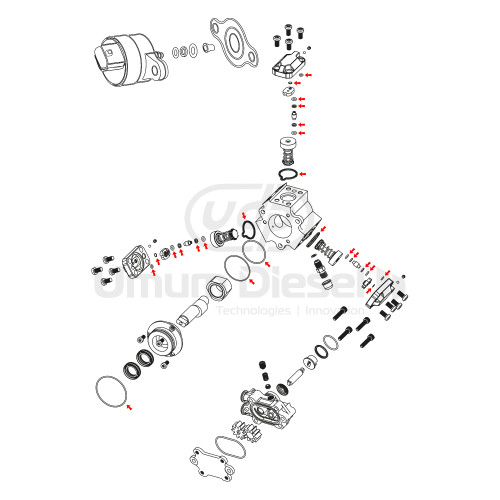 Bosch Common Rail Pompa Tamir Takımı F01M101456