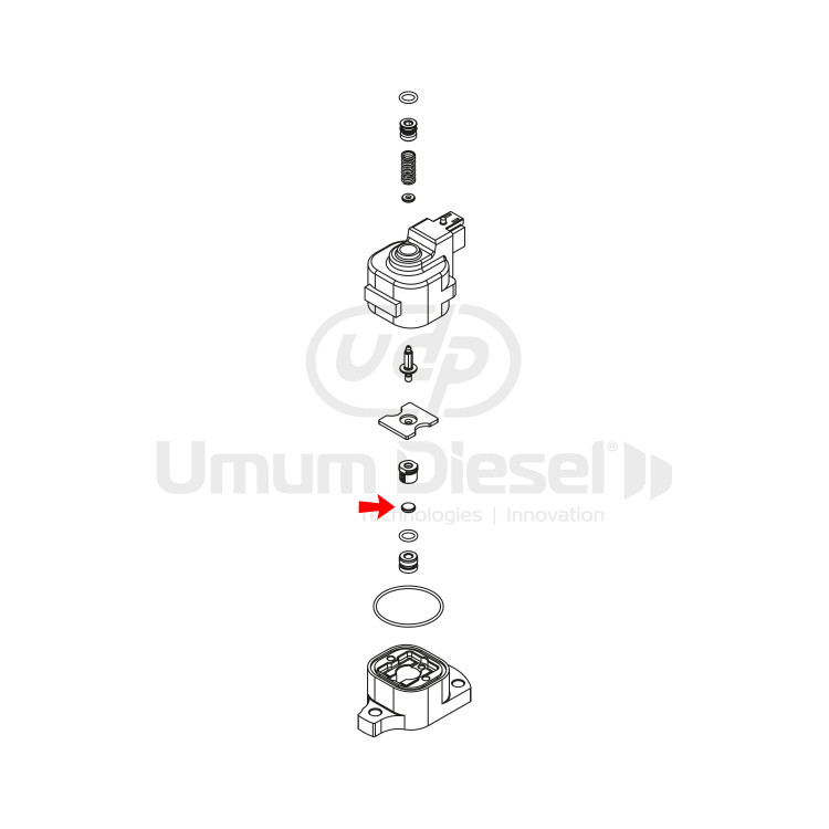 Cummins Scania HPI - ISX Solenoid Disk