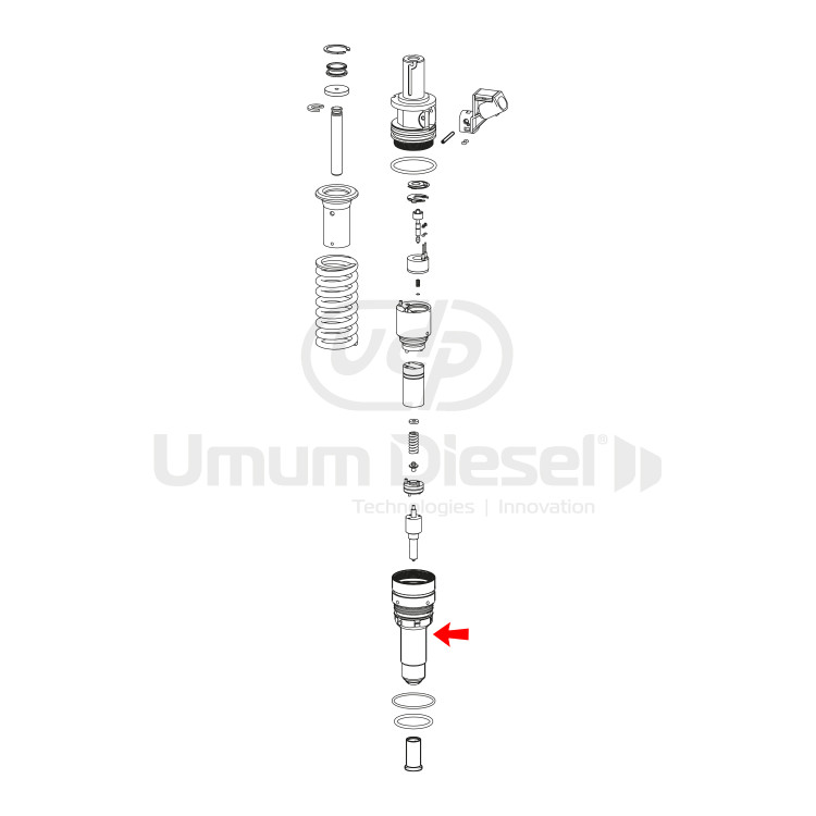 Bosch Iveco Birim Enjektör Tutucusu F 00H 410 533 