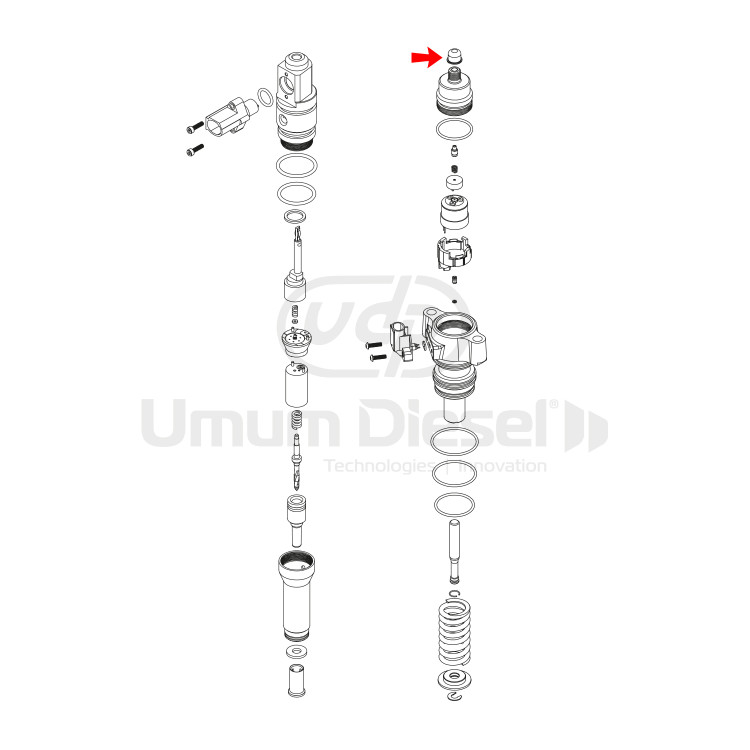 14mm Enjektör Toz Tapası (19 luk)