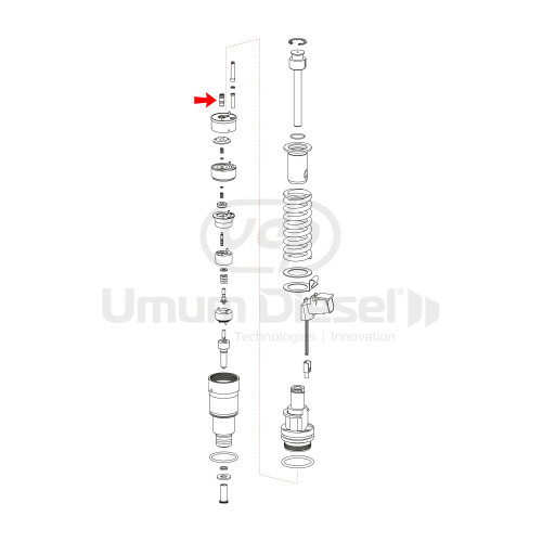 Delphi 7135-754 Valf Büyük Pim Valf