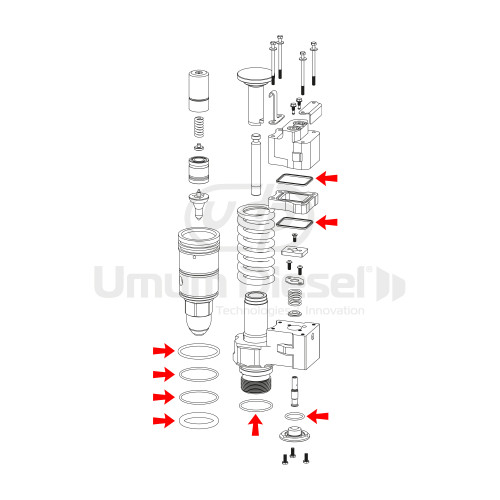 Detroit 50/60 Series O-ring Repair Kit