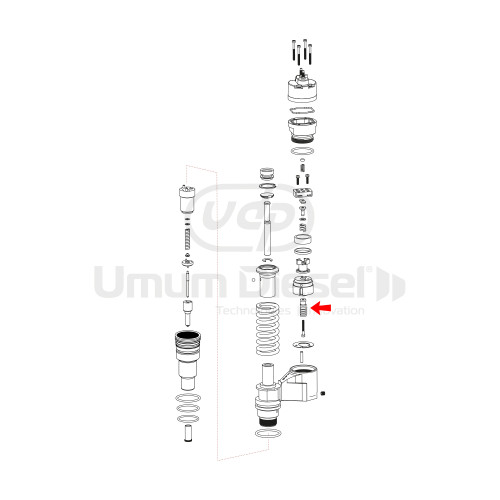 Volvo FH12 Valve Repair Shaft 7135-486