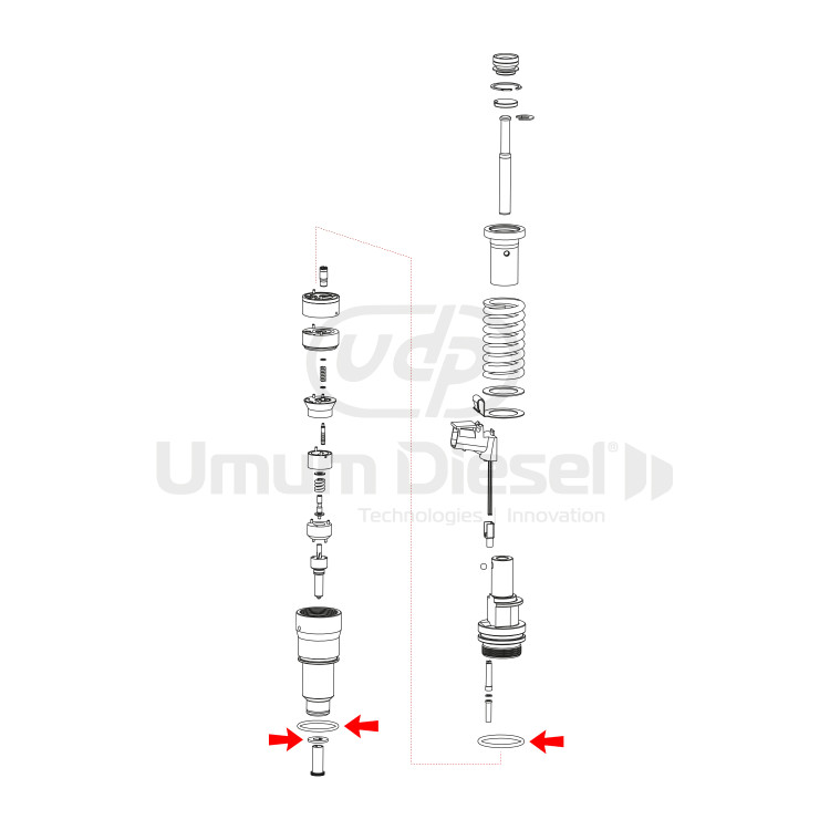 Delphi Volvo 4 Fişli 2 Fişli Tamir Takımı (Pul Dahil) 7200-0053