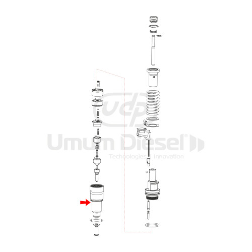 Volvo Delphi 4 Fişli Enjektör Tutucusu 7207-0094