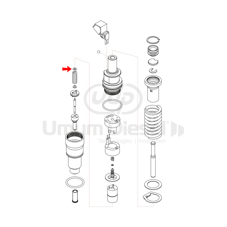 Delphi Enjektör Rolanti Pulu (Yakıt Ayarı) (2 Pin)